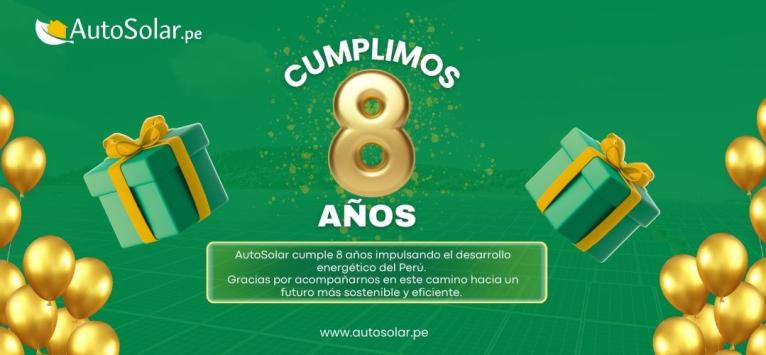 AutoSolar Perú celebra 8 años impulsando la energía solar en el país