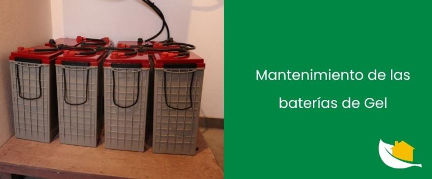 Mantenimiento baterías de gel