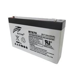 Batería 6V 7Ah AGM VRLA Ritar RT670