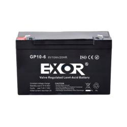 Batería 6V 10Ah GP10- 6 Exor