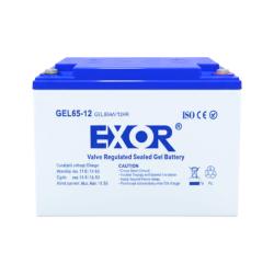 Batería 12V 65Ah GEL65- 12 Exor