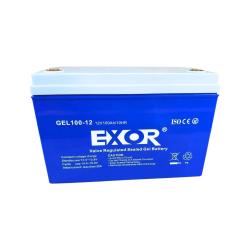 Batería 12V 100Ah GEL100- 12 Exor