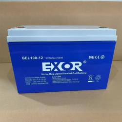 Batería 12V 100Ah GEL100- 12 Exor