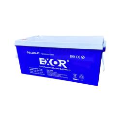 Batería 12V 200Ah GEL200- 12 Exor