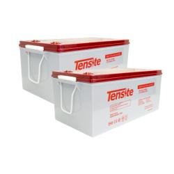 Pack 2 ud Baterías Recargables GEL 12V 300Ah Tensite