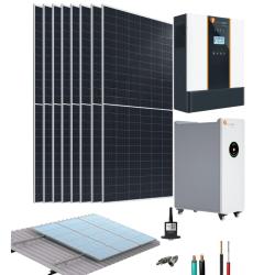 Kit Solar Fotovoltaico Felicity Solar con baterías para casa 5kW 22,14kWdía
