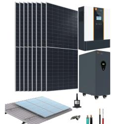 Kit solar con baterías para casa de Playa 5kW 22,14kWdía Felicity Solar