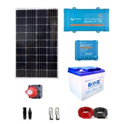 Kit Solar Aislado para camping 300W 12V 450Whdía Phoenix VICTRON