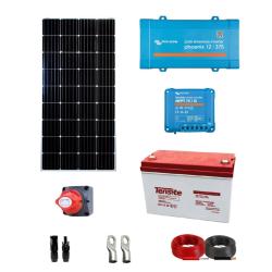 Kit Solar para acampar 300W 12V 675Whdía Victron