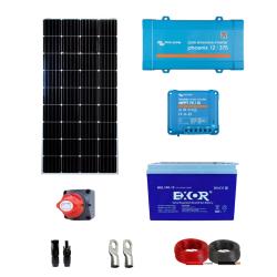 Kit Aislado para Focos portátil 300W 12V 675Whdía Phoenix Victron
