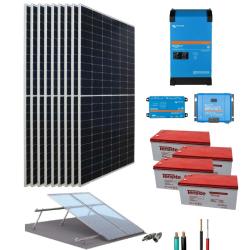 Kit Solar con batería de Gel 2400W 48V 25,5kWhdía Multiplus II VICTRON