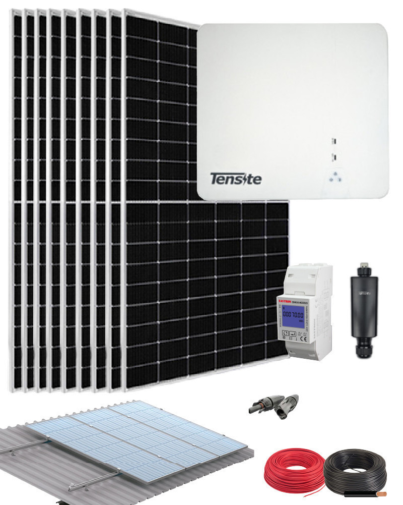 Sistema fotovoltaico Conectado Red Tensite 6kW 23000Whd