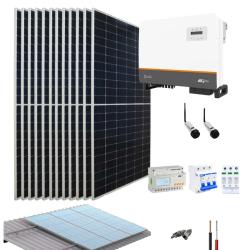 Kit Interconexión con la Red 36kW trifásico 220V 136,08KWhdía Solis