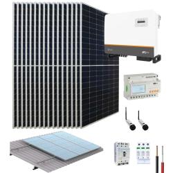 kit solar para vivienda Interconectado con la Red 36kW trifásico 220V 136,08KWhdía Solis