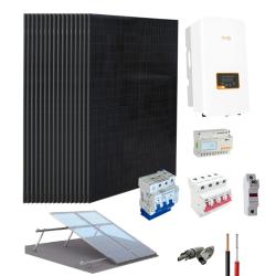 kit energia solar para casa​ Interconectado con la Red 10kW trifásico 220V 57,60KWhdía Solis