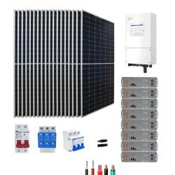 Kit Solar híbrido 15kW 48V 92,16kWdía Solis