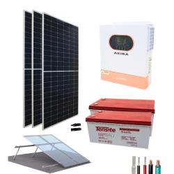 Kit Solar para casa 3.5kW 24V 7,5kWdía Suntaic Akira