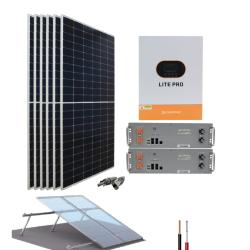 Kit Aislado con baterías de litio 6.2kW 48V 15.36kWdía Suntaic Lite PRO
