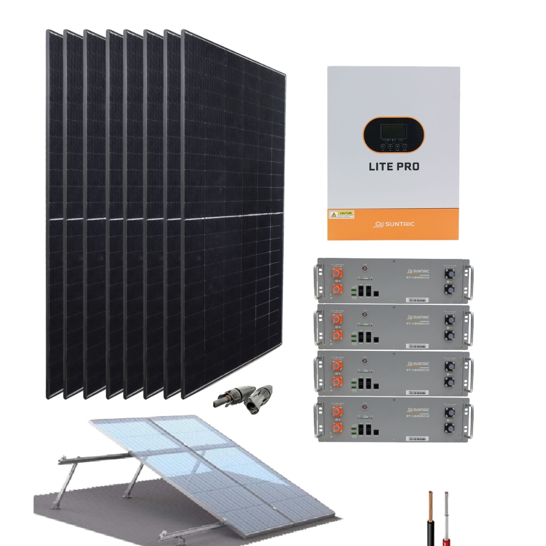Kit Fotovoltaico Aislado con Baterías de Litio 6.2kW 48V Suntaic Lite PRO
