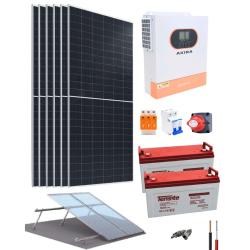 Kit Solar para Casa con baterías Gel 3500W 24V 16605Wdía Suntaic Akira