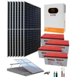 Kit Solar Aislado de la Red 5.5kW 48V 19845Wdía Suntaic Lite