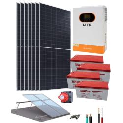 Kit sistema solar fotovoltaico Aislado 5.5kW 48V 19687Wdía Suntaic Lite