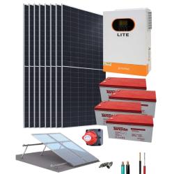 Kit energia solar para casas de campo 5.5kW 48V 22500Wdía Suntaic Lite