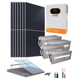 Kit solar fotovoltaico Aislado con baterias de Gel 5.5kW 48V 19687Wdía Suntaic Lite