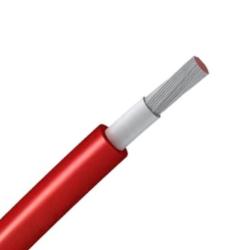 Cable Unifilar Solar PV 6mm2 H1Z2Z2-K 1,5kVDC 1m Rojo Kibor