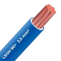 Cable libre halógeno 90c 2.5mm LSOH (1 metro) Azul