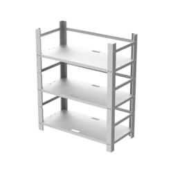 Rack metálico para baterías