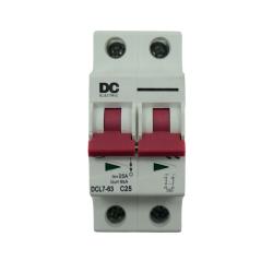 Interruptor Termomagnético 25A 500Vdc 2P DC Solar Energy