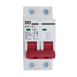 Interruptor Termomagnético 40A 500Vdc 2P DC Solar Energy