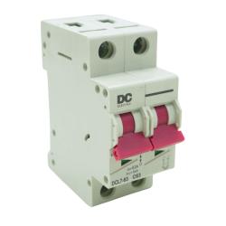 Interruptor Termomagnético 63A 500Vdc 2P DC Solar Energy