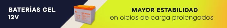 baterias de gel 12v para sistemas solares y respaldo energético