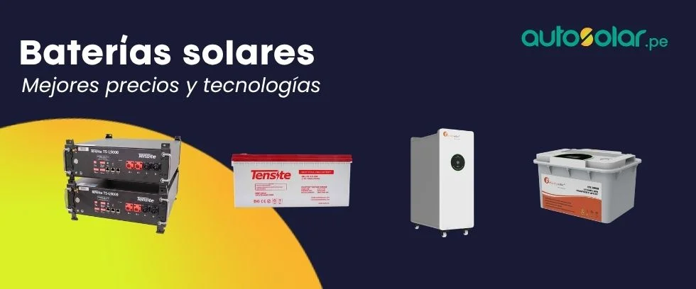 Comprar baterías solares al mejor precio