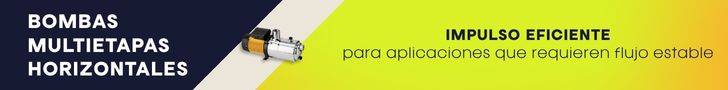 bombas multietapas horizontales para aplicaciones con flujo estable