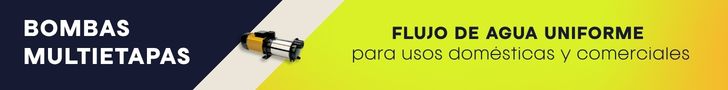 bombas multietapas para usos domésticos y comerciales