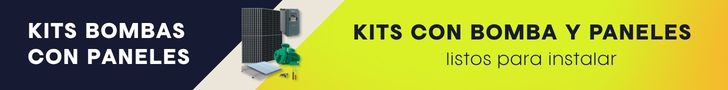 kits bombas de agua con paneles solares para suministro eficiente de agua
