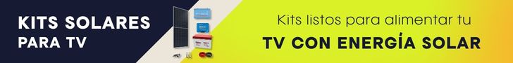 kit panel solar para tv ideal para alimentar televisores con energía solar