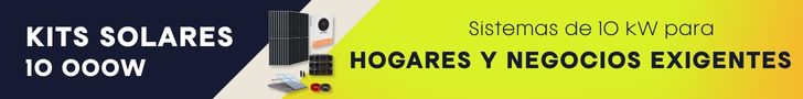 Kits solares 10 000W para instalaciones de alta potencia y autoconsumo eficiente