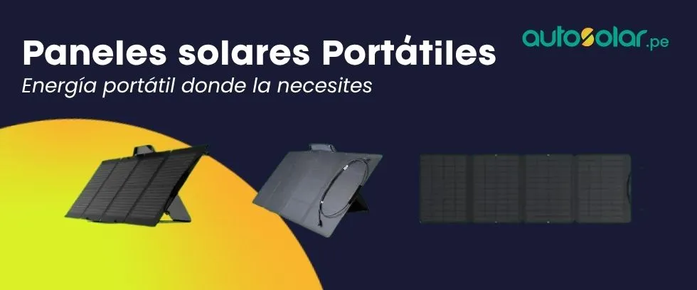 comprar paneles solares portátiles Perú