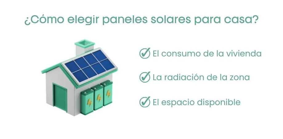 Cómo elegir paneles solares para casa