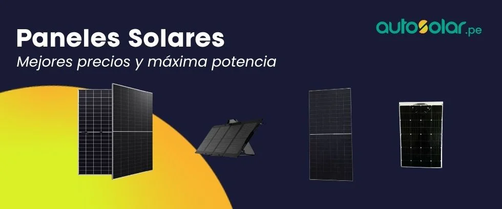 Banner opciones de paneles solares en Venta