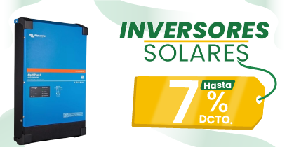 Inversores solares hasta con el 7% de descuento