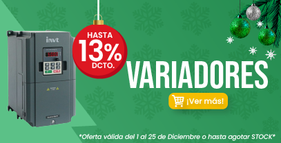 Inversores de Red hasta con el 8% de descuento Variadores hasta con el 13% de descuento