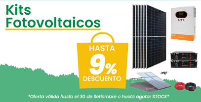 Kits Fotovoltaicos hasta con el 9% de descuento