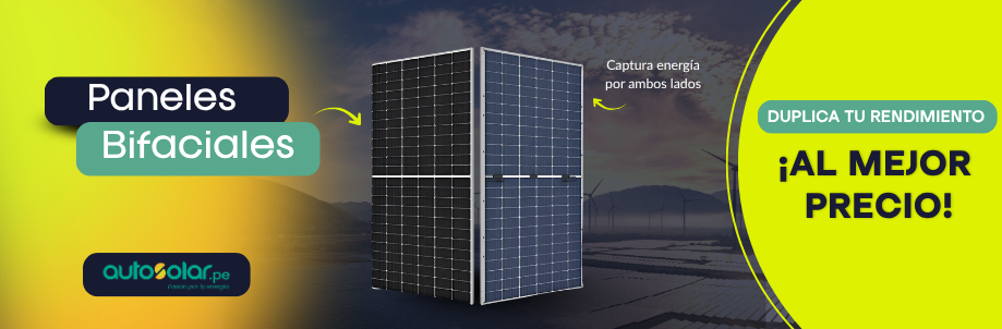 paneles solares bifaciales en oferta