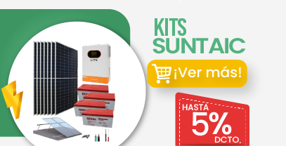 Kits Solares Suntaic hasta con el 5% de descuento