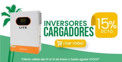 Inversores Cargadores hasta con el 15% de descuento